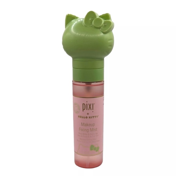 Pixi Hello Kitty Makeup Fixing Mist Rose Water Green Tea Setting Spray 2.7 fl oz - Picture 1 of 2